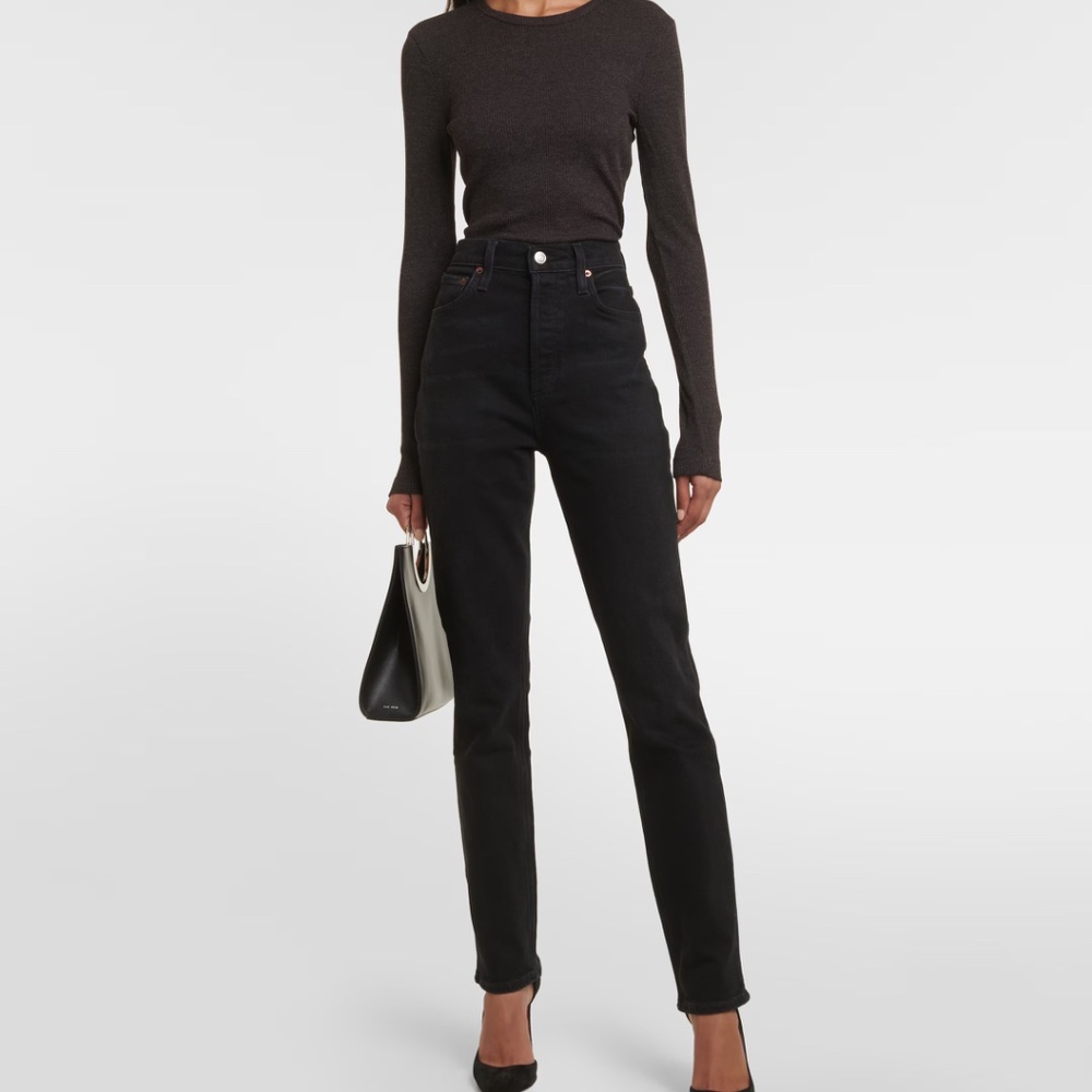 Agolde Jeans - Freya, Black, Size 25